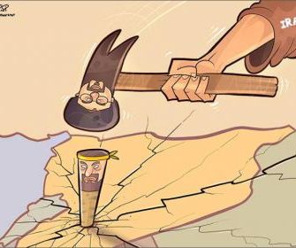 كاريكاتير عن الجزيرة نت