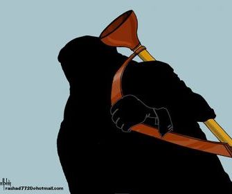 كاريكاتير للفنان رشاد السامعي (فيسبوك)