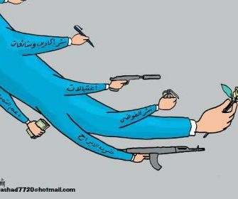 كاريكاتير للفنان رشاد السامعي (فيسبوك)