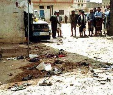 أمن صعدة يكشف عن هوية الانتحاري الذي فجر نفسه وسط سوق شعبي