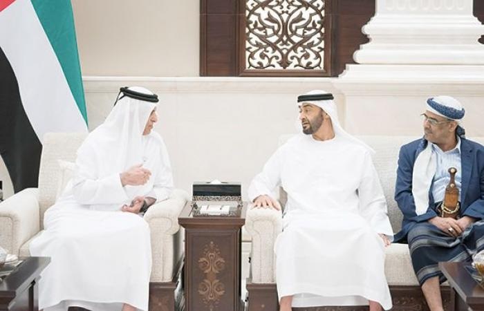 وزير الداخلية اليمني يلتقي ولي عهد أبو ظبي
