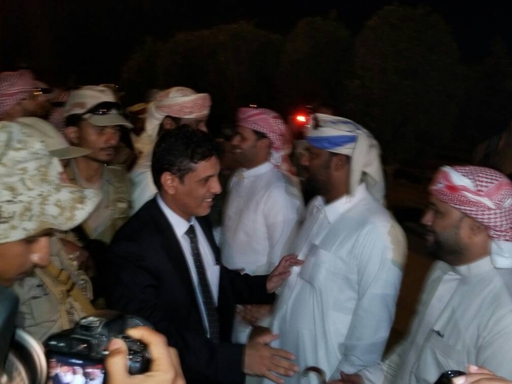 فرحة في الغيضة بالمهرة مع وصول المحافظ الجديد
