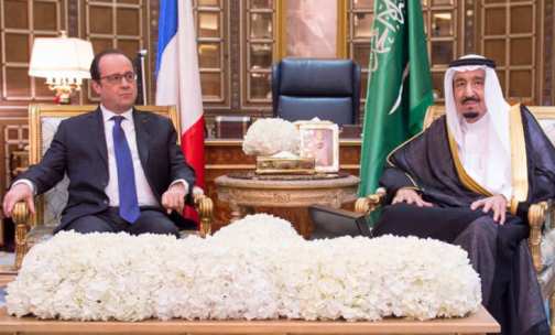 قمة فرنسية سعودية بالرياض .. يعقبها إعفاء الملك لرئيس المراسم ولقائين لهولاند مع هادي والجربا