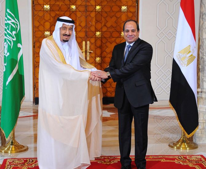 الملك سلمان والسيسي يتفقان على تطوير العلاقات وتنسيق جهود مكافحة الإرهاب