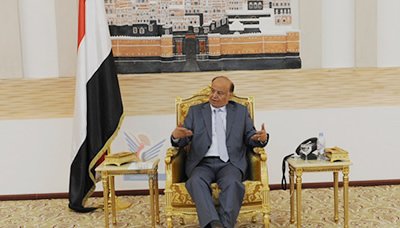 هادي يلتقي في صنعاء قيادات بالحراك الجنوبي وفي مقدمتهم العميد ناصر النوبة
