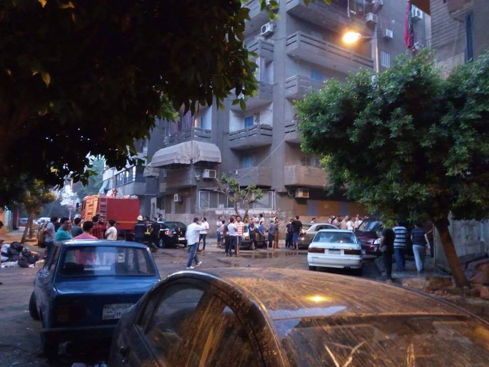 إضرام النيران للمرة الثانية في شقة الطالبة اليمنية بالقاهرة واليمنيون يتوافدون للموقع