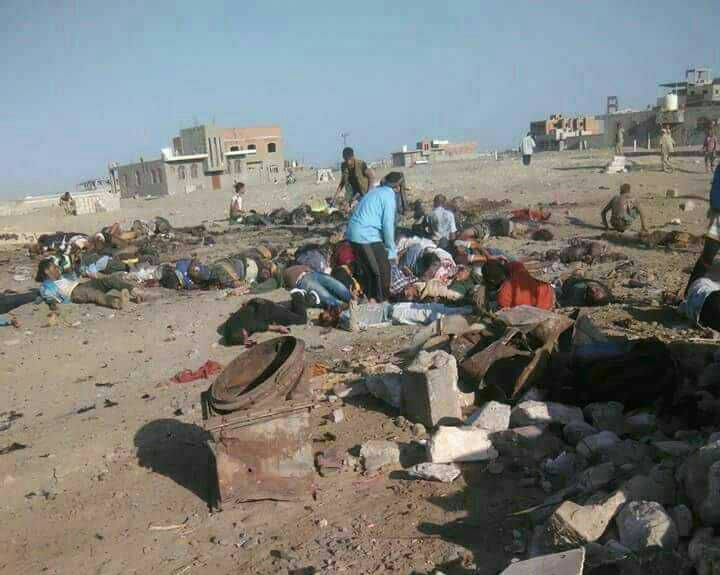 مصادر: مقتل 54 جندياً وإصابة العشرات بالتفجير الذي استهدف جنوداً في عدن