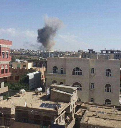 غارة للتحالف العربي تستهدف موقعاً للحوثيين في صنعاء