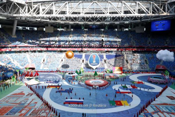 افتتاح كأس القارات على الطريقة الروسية