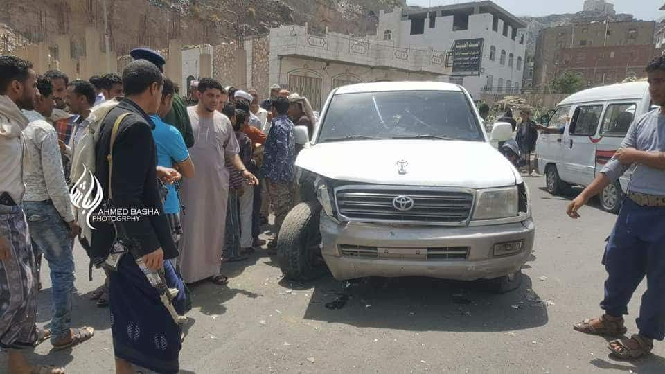 تعز.. نجاة قائد الشرطة العسكرية من محاولة اغتيال وإصابة 4 أشخاص