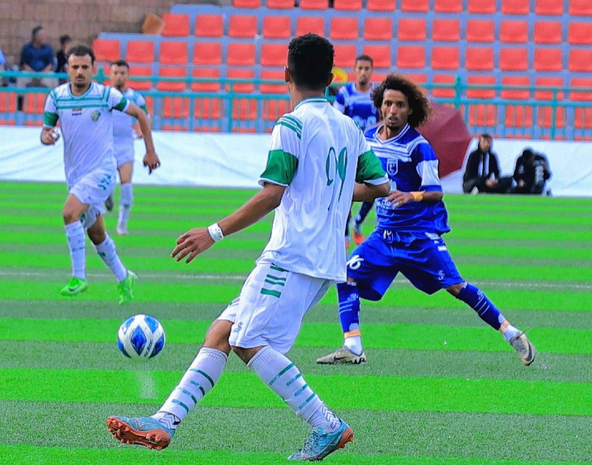 التعادل يحسم مواجهة اليرموك وتضامن حضرموت في الجولة التاسعة للدوري اليمني