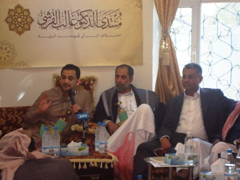ندوة تناقش إشهار حزب التضامن.. حسين الأحمر: نحن ضد الفساد وعلمنة الدولة