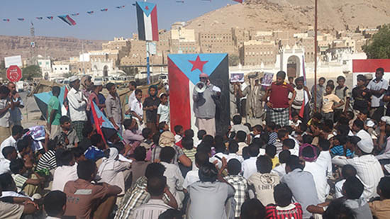 مظاهرة لأنصار الحراك بعد مقتل ناشط في حضرموت