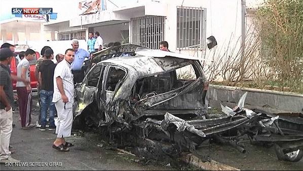 انفجار بمبنى لوزارة الخارجية في بنغازي