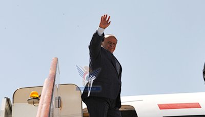 الرئيس اليمني يغادر الدوحة