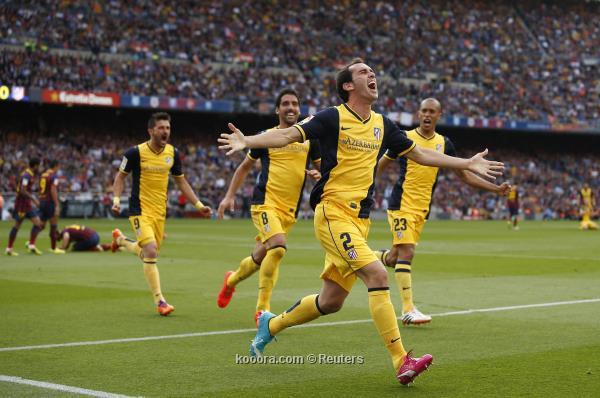 أتلتيكو مدريد ينتزع لقب الليجا من أنياب برشلونة
