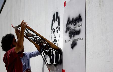 حملة «الجدران تتذكر وجوههم» متواصلة بصنعاء