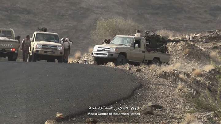 لقوات الحكومية تواصل التقدم بمحيط مركز مديرية باقم بصعدة