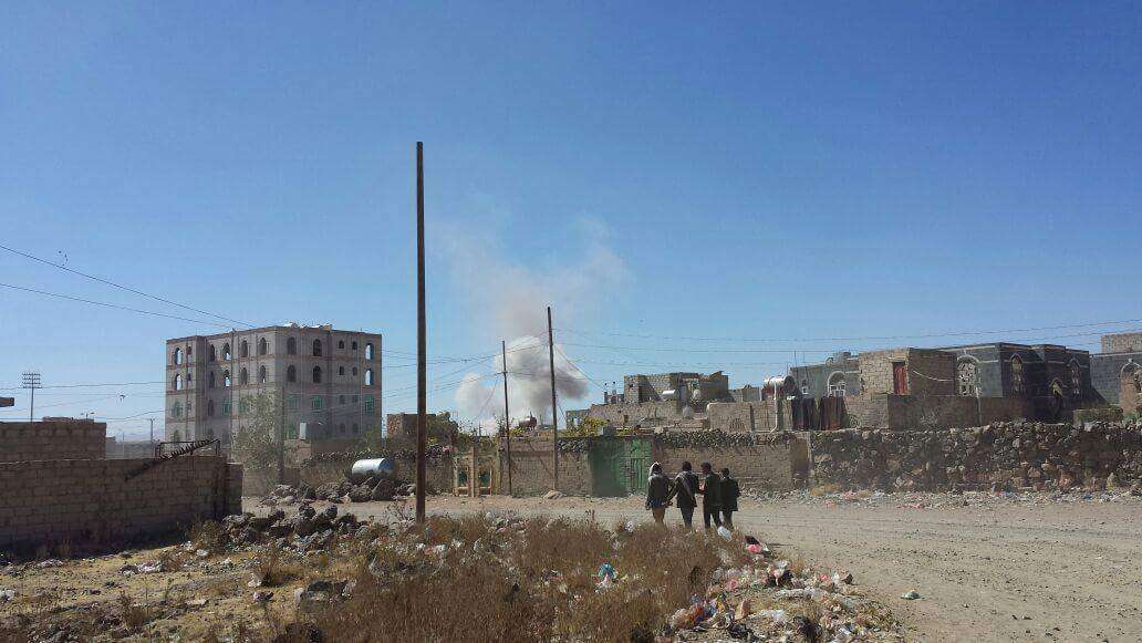  Coalition fighters bomb Houthis camp in Dhamar governorate